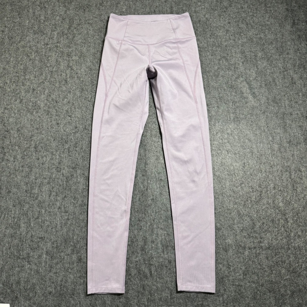 Girlfriend Collective Lilac Compressive High Rise Leggings XS Purple Activewear